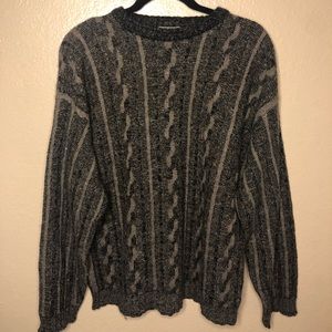 Cable knit sweater